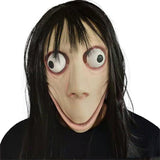 Halloween scary female ghost head mask