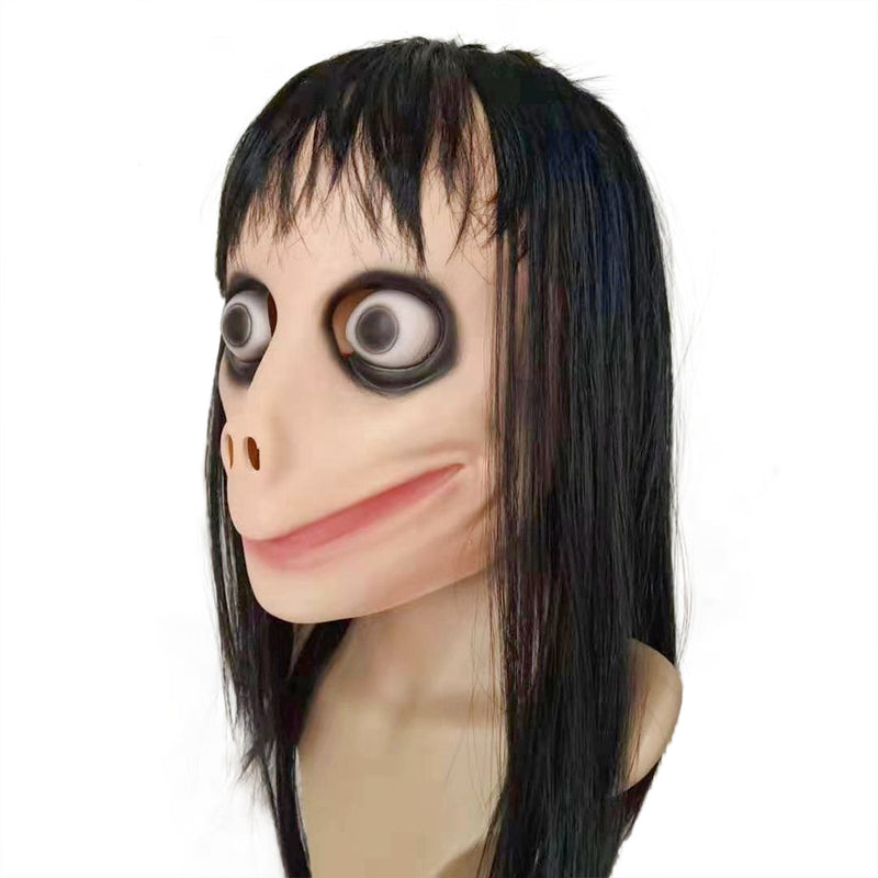 Halloween female ghost wig mask